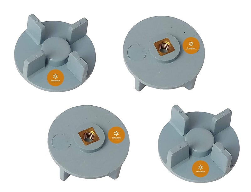 PENTASTARA Mixer Grinder Coupler forPhilips 16161606 Grey 4 Units - Image 1