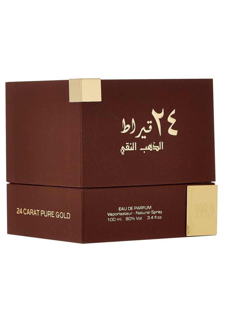 Lattafa 24 karat persawr aur pur 100 ml - Image 2