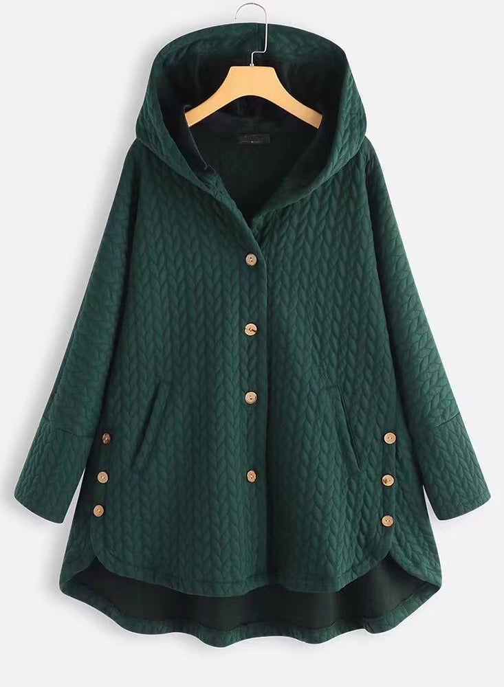 NIBEMINENT Women's Casual Autumn/Winter Hooded Coat