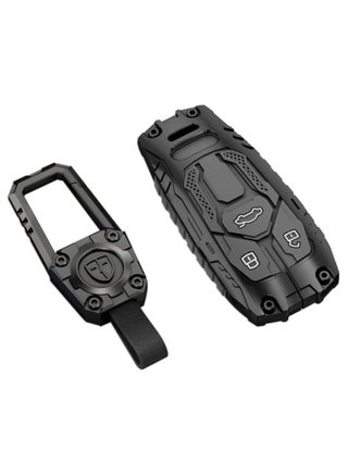 غطاء مفتاح Audi Key Fob مع سلسلة مفاتيح، ملحقات حافظة مفاتيح السيارة من سبائك الزنك لسيارات Audi TTS SQ5 R8 RS4 RS5 S5 A3 A4 A5 A6 Q7 Q5 الذكية عن بعد بدون مفتاح من السيليكون - pzsku/Z3E41ACE906F59B58DCA2Z/45/_/1720882044/6ba99320-5d16-449a-8835-5666cd4e22ec