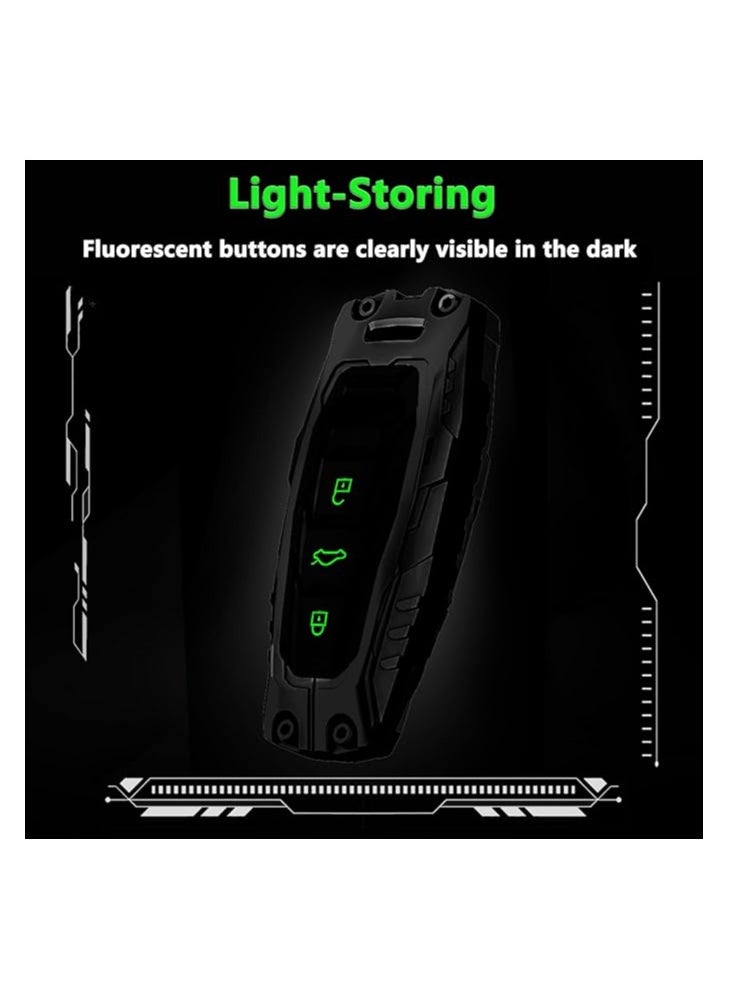 ماركة غير محددة غطاء مفتاح Audi Key Fob مع سلسلة مفاتيح، ملحقات حافظة مفاتيح السيارة من سبائك الزنك لسيارات Audi TTS SQ5 R8 RS4 RS5 S5 A3 A4 A5 A6 Q7 Q5 الذكية عن بعد بدون مفتاح من السيليكون  - Image 5