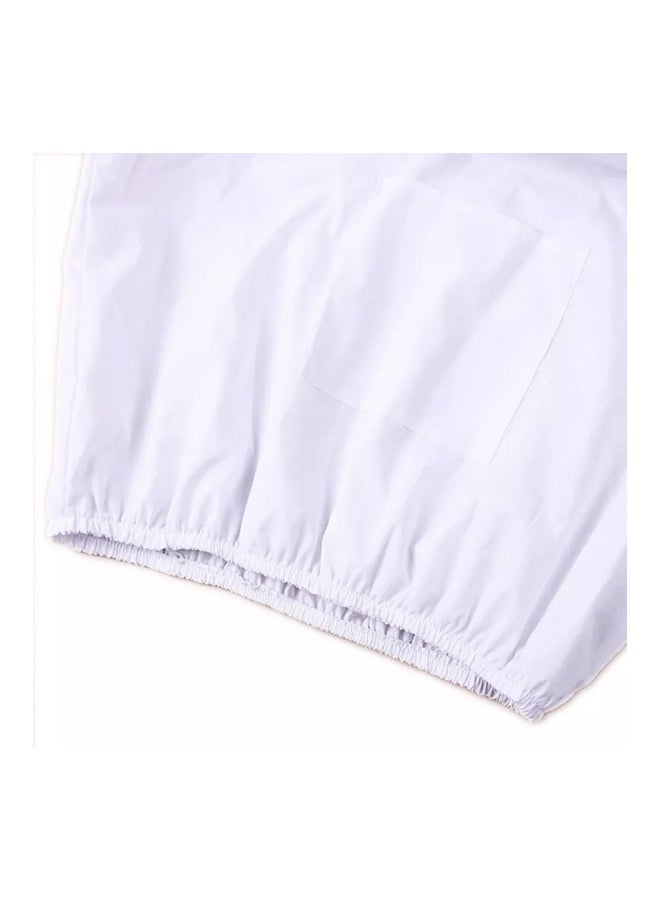 مجموعة من خمس قطع مكونة بدلة وعدة لتربية النحل أبيض/ أحمر/ فضي - Image 5