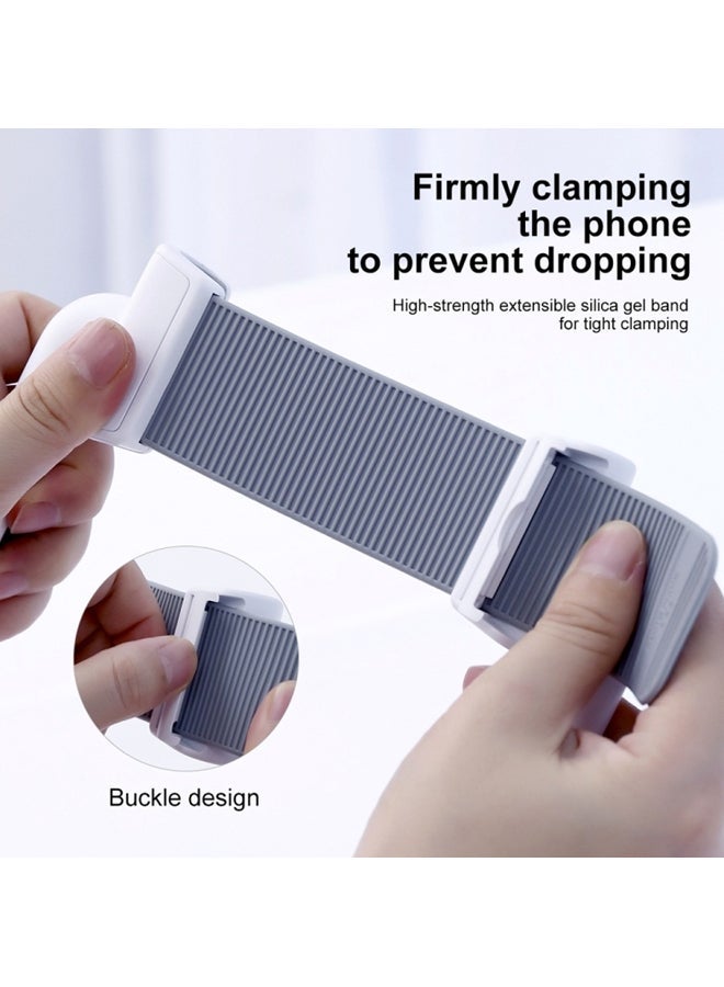 NIBEMINENT Phone Holder for Bed, Upgraded Neck Lazy Phones Stand Gooseneck Hands Free All & Tablets White/Grey - Image 5