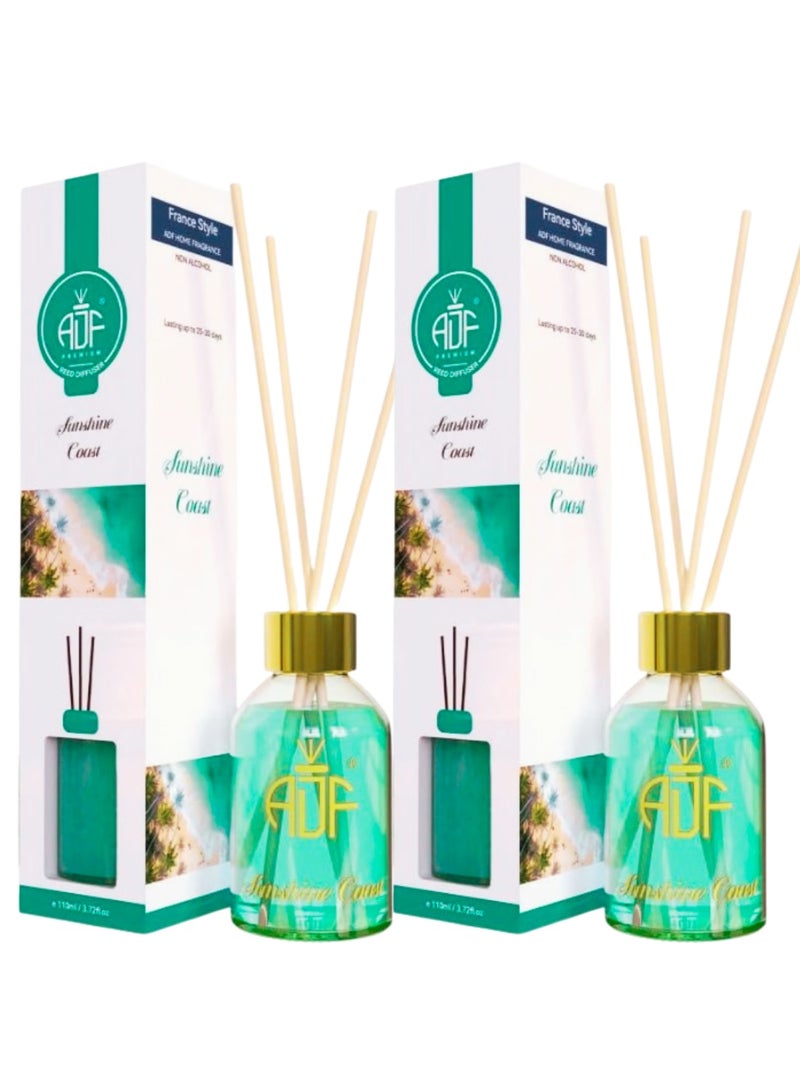 ADF Premium Reed Diffuser Sunshine Coast 110 ml  - Image 3