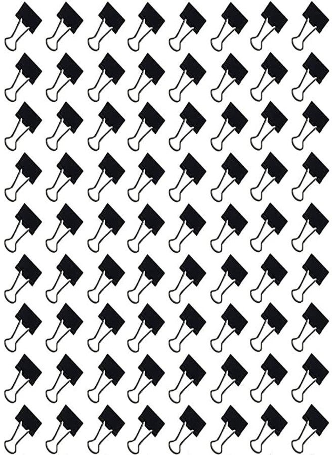 Bambalio Binder Clips 15mm Black Set of 72 Pieces - Image 1