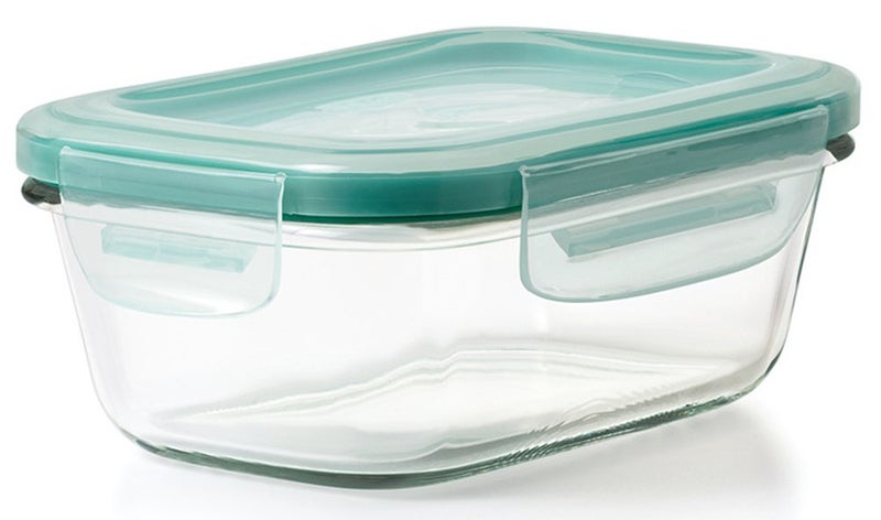 OXO Good Grips 16 Cup Smart Seal Leakproof Glass Rectangle Airtight Food Storage Container