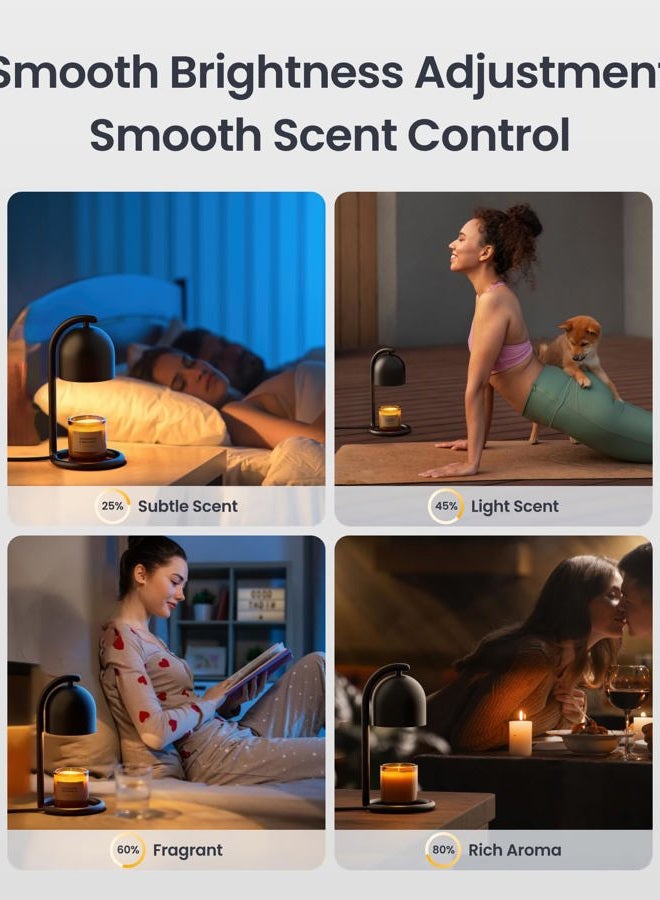 SwitchBot مصباح تسخين الشموع الذكي مع مؤقت وتحكم صوتي — شمع غير لهب قابل للتعتيم، مدعوم بتقنية Matter لأجهزة Apple Home وAlexa، هدية مثالية لعيد الحب وأعياد الميلاد للنساء، ديكور منزلي - Image 5