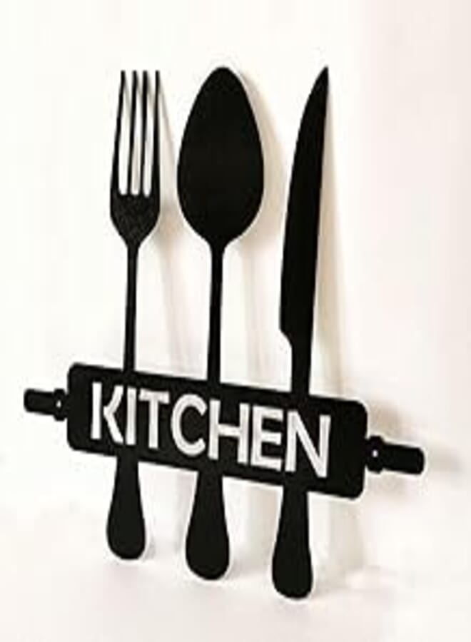 MDF Kitchen Laser Cut Black Wood Cut, Wall Decoration Product Can Be Sticked with Gift Tape Baby Room Door Window Products