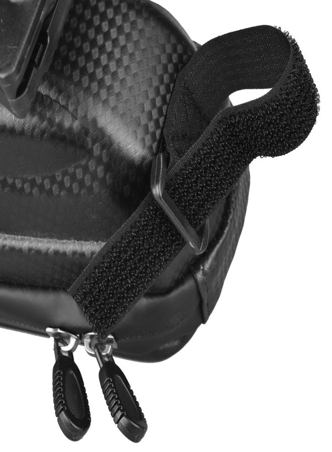 Generic Hard Shell Bicycle Saddle Bag with Taillight & Rain Cover Waterproof Bicycle Storage Bag Cycling Rear Seat Post Bag Solid Tail Rear Bag  - Image 4