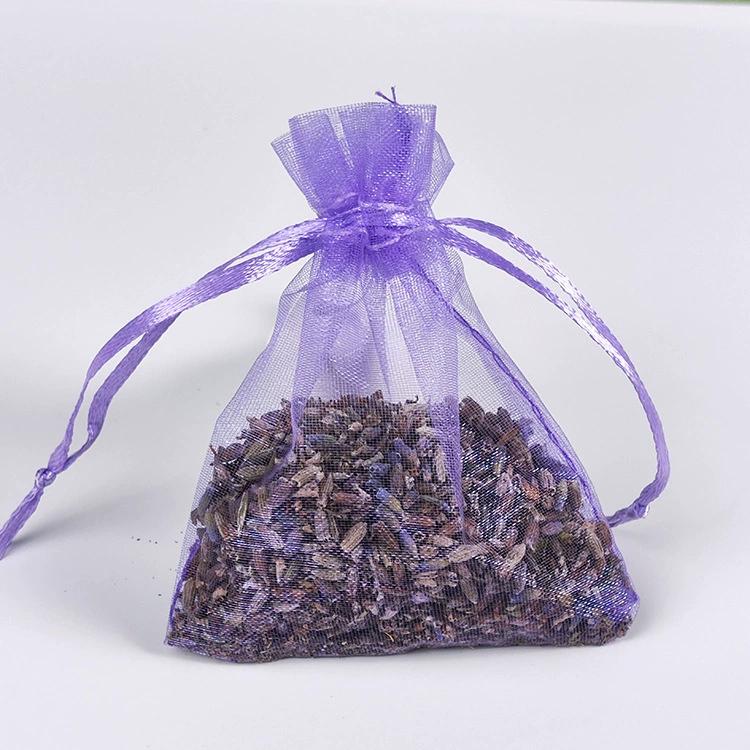 5g Mesh Bag Dried Lavender Sachets, Natural Lavender Fragrance Bags for Car, Wardrobe & Shoe Cabinet Deodorizer, Air Freshener,5 Pack - Image 2