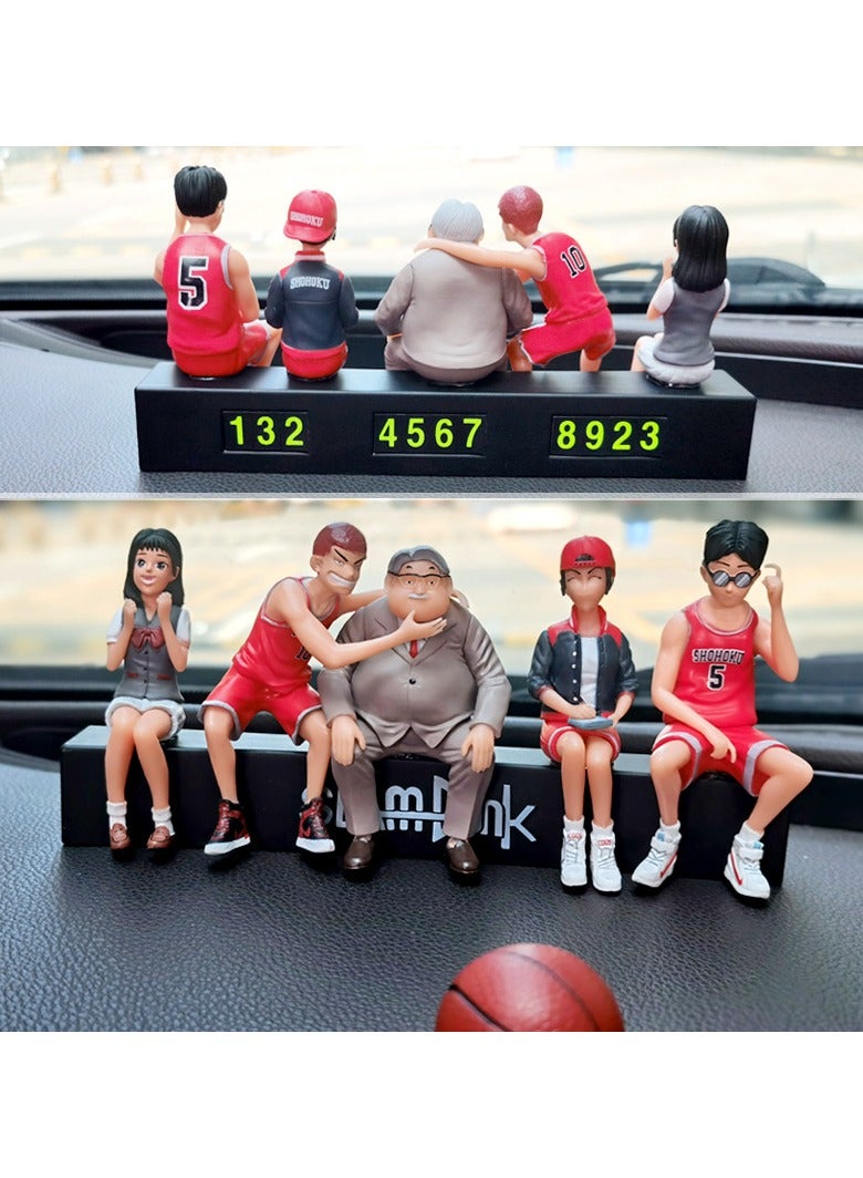 EBMINI Slam Dunk Xiangbei Five Tigers Bench Legion Handmade Doll Car Ornament 