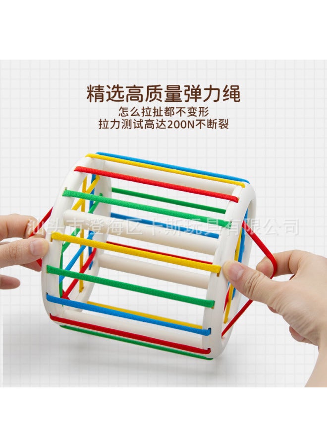 KS Children's Early Education Rainbow Cessel Game Toy Shape Color Cognitive Cessel Blocks Infant Educational Toys - Image 3