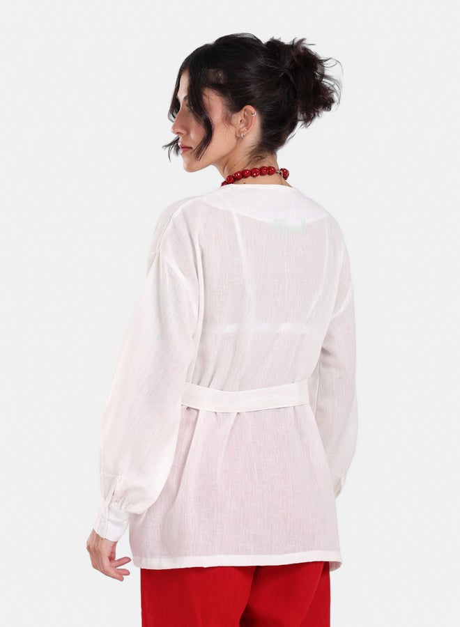 Clue Classic Solid Kimono  - Image 3