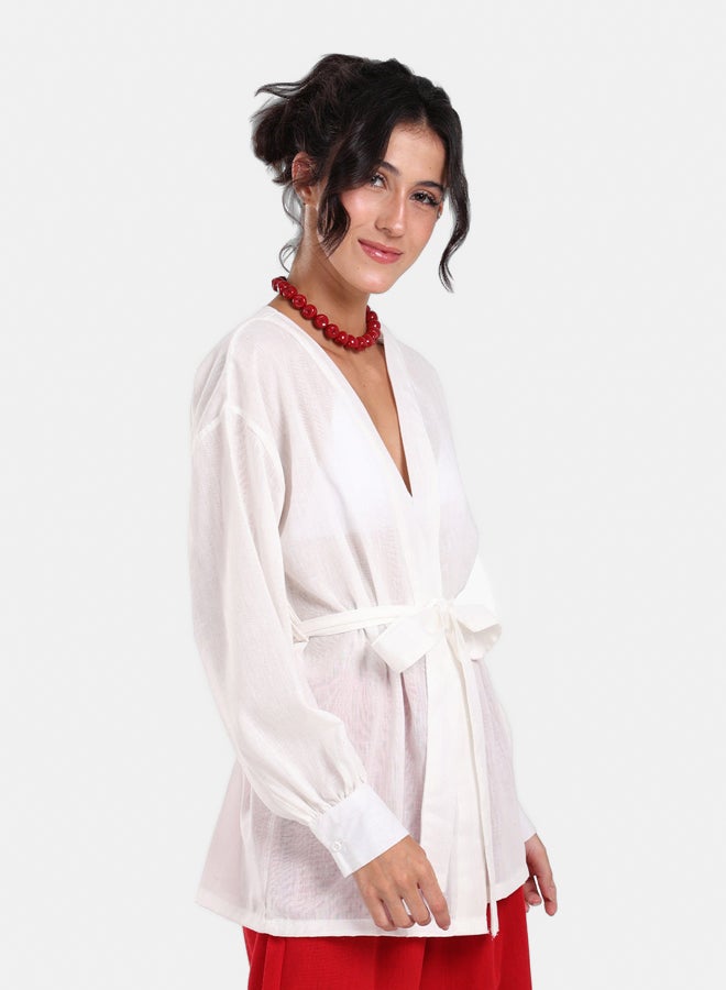 Clue Classic Solid Kimono  - Image 2