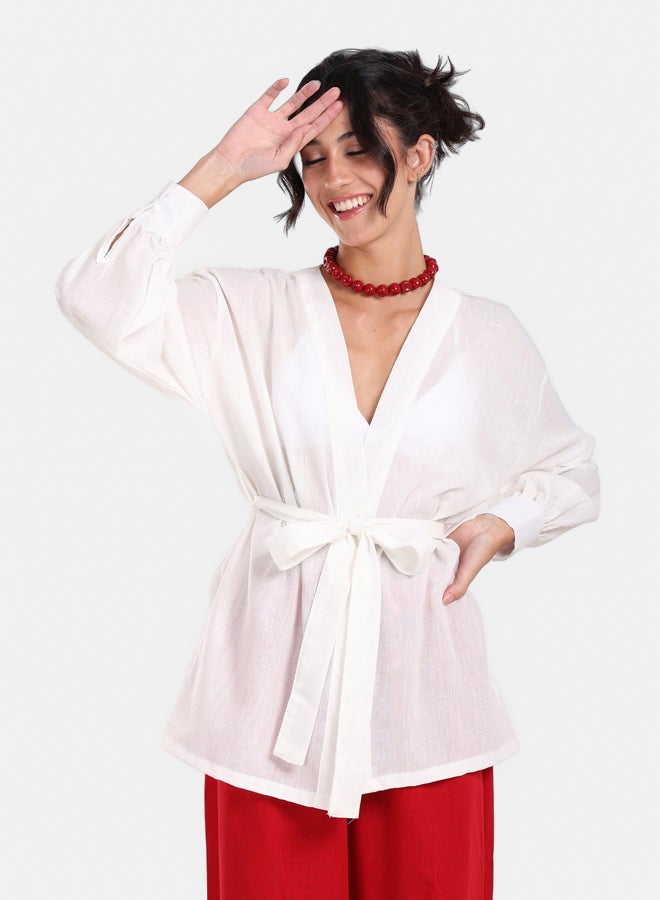 Clue Classic Solid Kimono  - Image 1