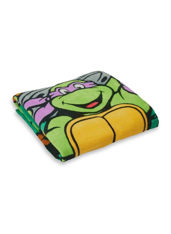 Northwest Northwest Nickelodeon Fleece Throw Blanket Teenage Mutant Ninja Turtles, Cowabunga Dudes, 46" x 60"  - Image 2