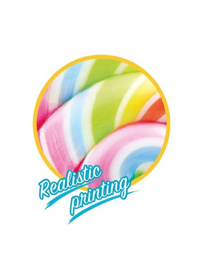 Rainbow Lollipop Realistic Print Beautiful Swimming Float For Kids and Adults
