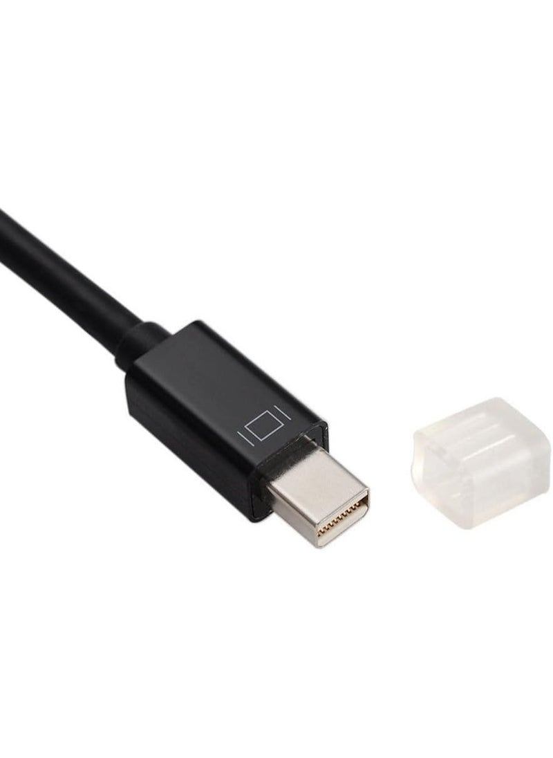 Mini DisplayPort to HDMI VGA DVI Adapter – 3-in-1 Multiport Converter for Laptop, PC & Mac