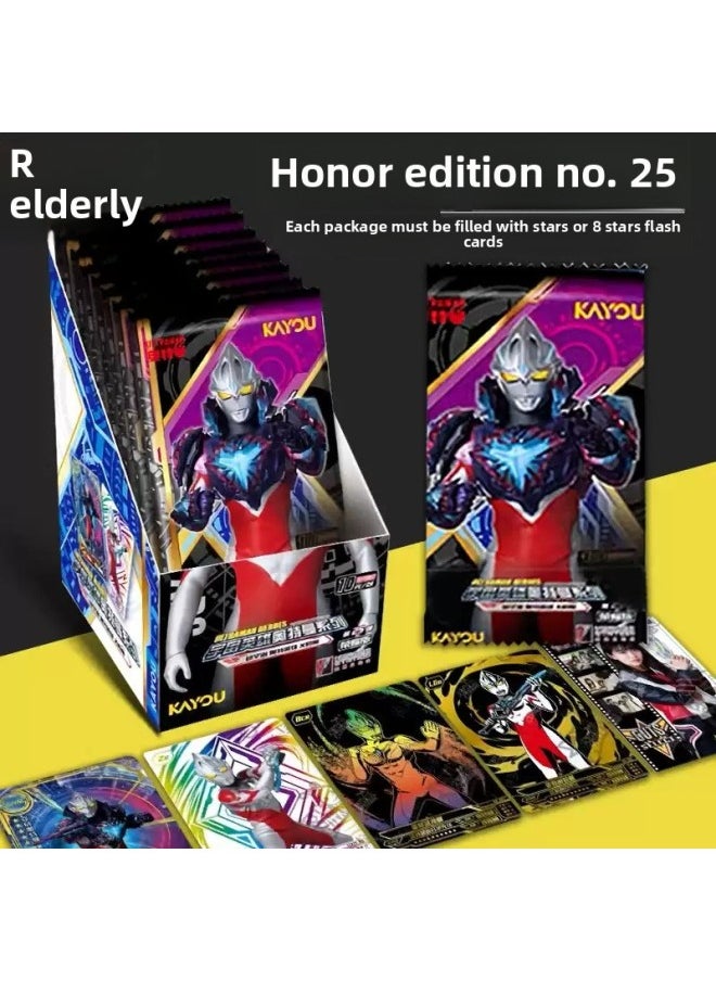 null - Authentic Card Game Universe Ultraman Card Hero X File Glory Edition 25Th Yakesero Boy Card-Color:Deluxe Version Of 40 Bullets In A Box Of 30 Packs (retail 2 Yuan Pack) - Image 1