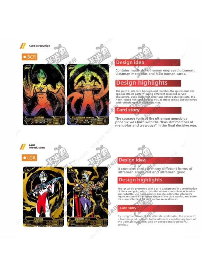 null - Authentic Card Game Universe Ultraman Card Hero X File Glory Edition 25Th Yakesero Boy Card-Color:Deluxe Version Of 40 Bullets In A Box Of 30 Packs (retail 2 Yuan Pack) - Image 1