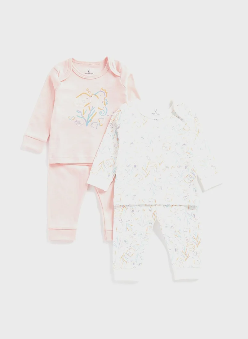 mothercare Under-The-Sea Pyjamas - 2 Pack - 18-24 Months