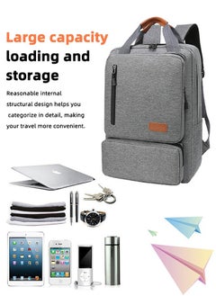 Joychic 3-piece Oxford Travel Laptop Backpack Solid Pattern Zipper School Bag Anti-theft Waterproof Daypack For Men Women Daily Office Outdoor  - Image 3