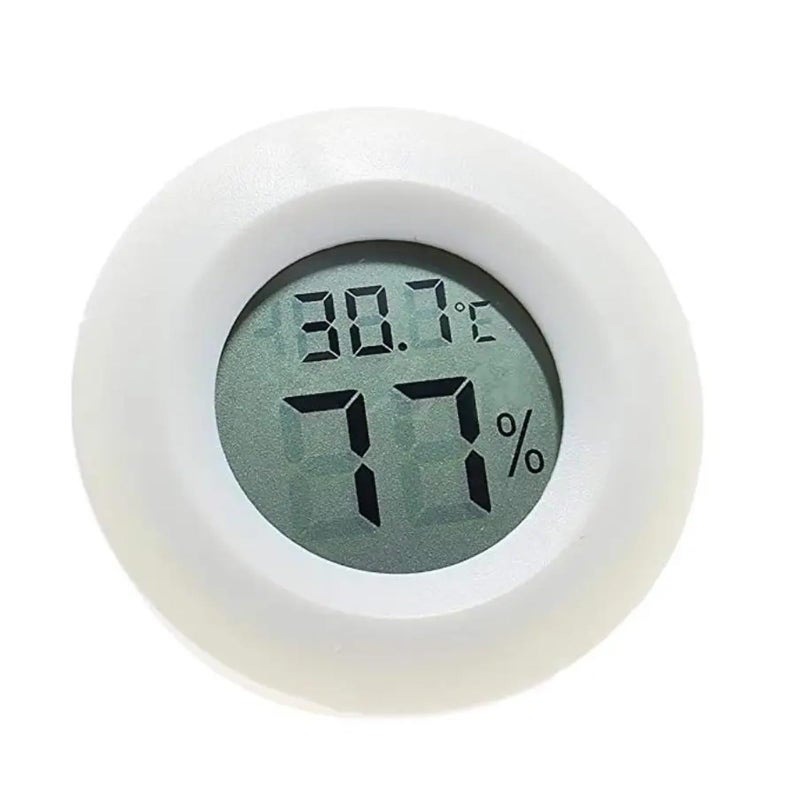 Mini Digital Thermometer Hygrometer Round Electronic Instrument 3 Colors - Image 3