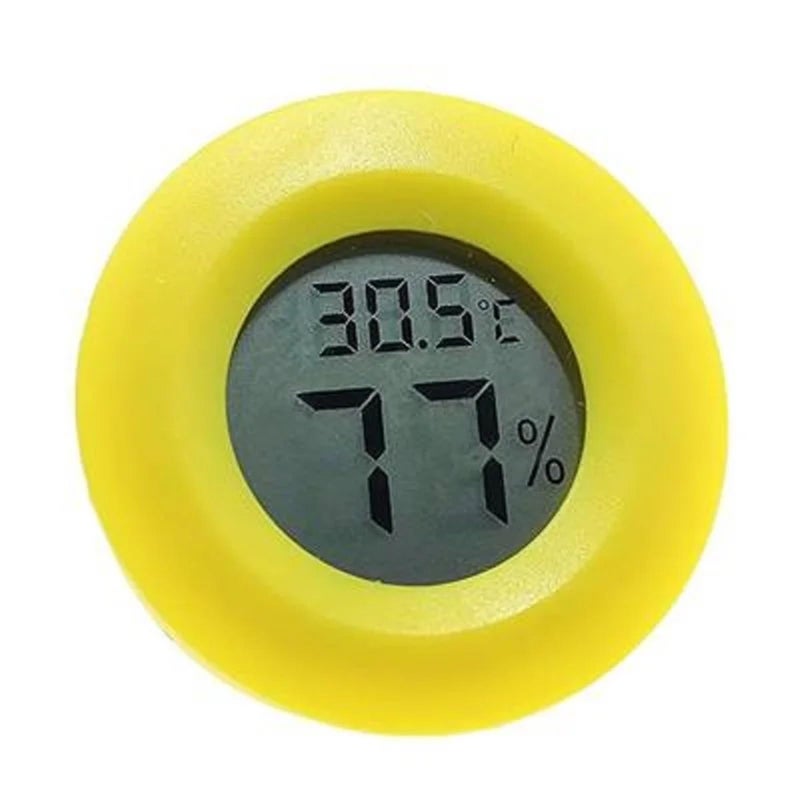 Mini Digital Thermometer Hygrometer Round Electronic Instrument 3 Colors - Image 5