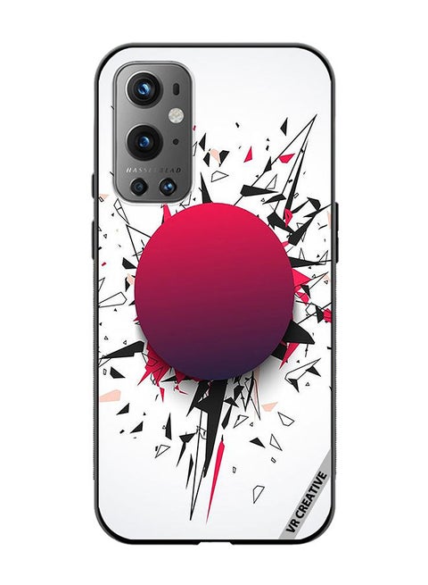 Protective Case Cover For OnePlus 9 Pro Abstract Design Multicolour