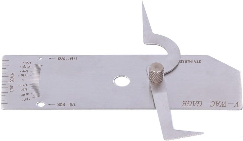 LiebeWH Single Welding Stainless Steel Undercut Inch Inspection with Clear Scale Weld Measuring Tool (Inch) - Image 3