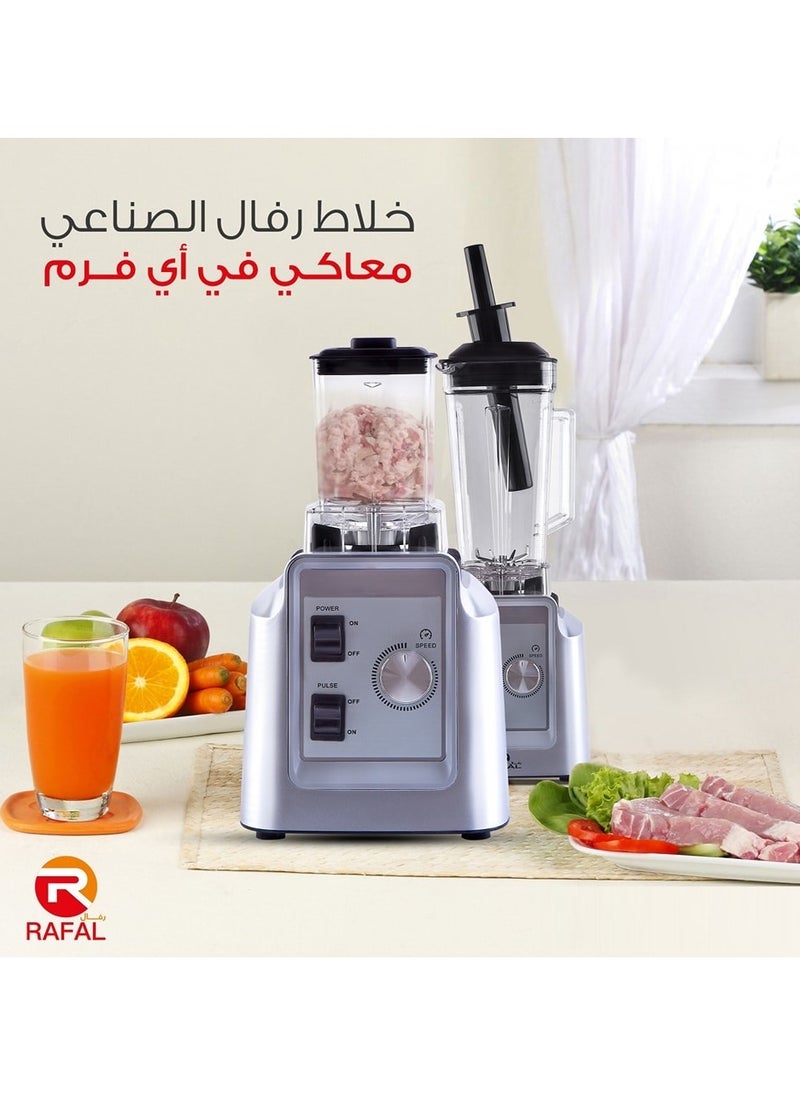 RAFAL - Industrial Blender With Mill/Multi Speed+Pulse /2 L Anti Break/  1800W - Image 1