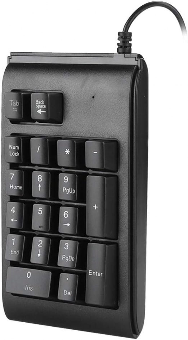 Backlit Keypad USB Wired Numeric 19 - Key Keyboard, Mechanical Feel Number Pad with Tricolor Breathing Light, Design for Office Gaming Home Use - Image 5