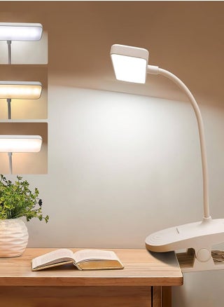 A desk lamp for reading with a clip for easy placement in any corner of the desk  It has three lighting levels  Lighting type LED  Equipped with a USB connection for charging Foldable - pzsku/Z3E429EC88219E7CB2DC6Z/45/1746206899/672ab15c-98df-4bd8-83d8-226b10ff86b5