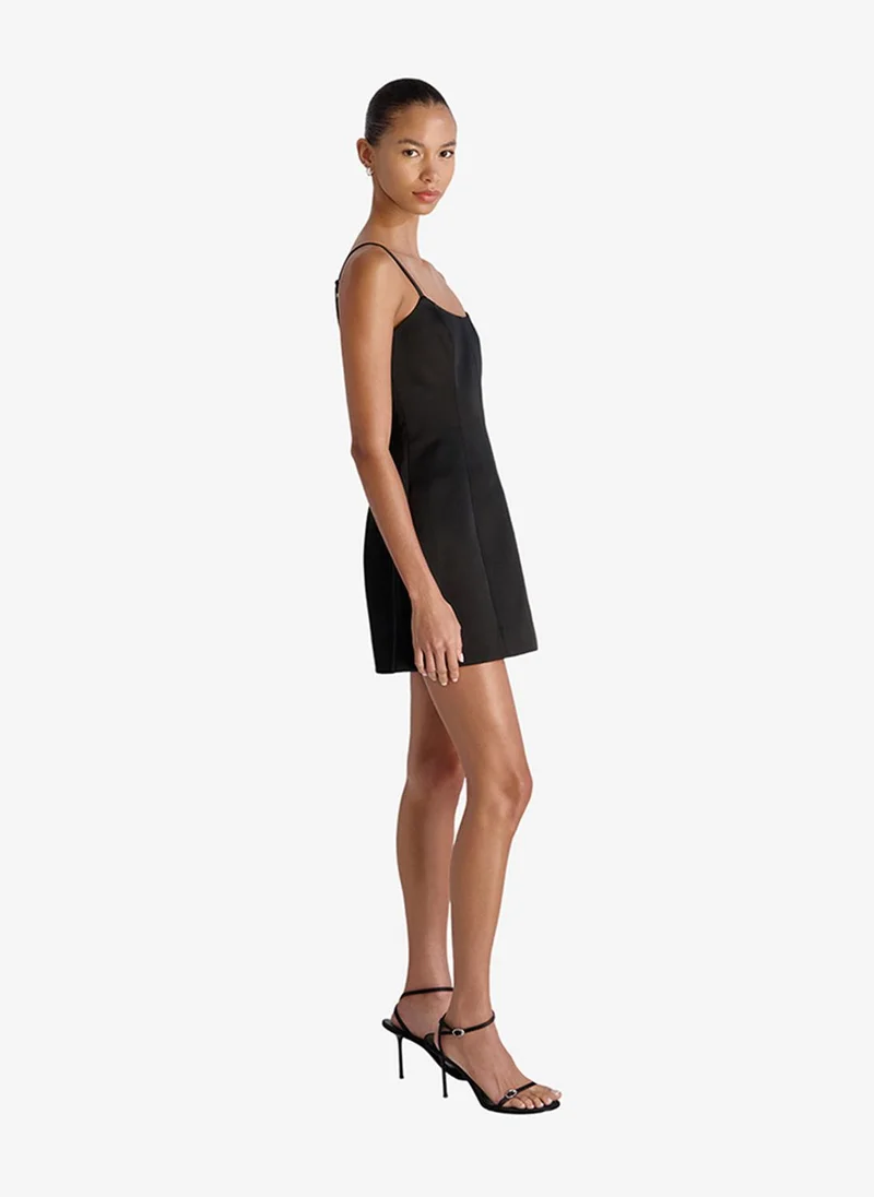 French Connection  Women's Black York Satin Mini Dress for Women | Best Price UAE