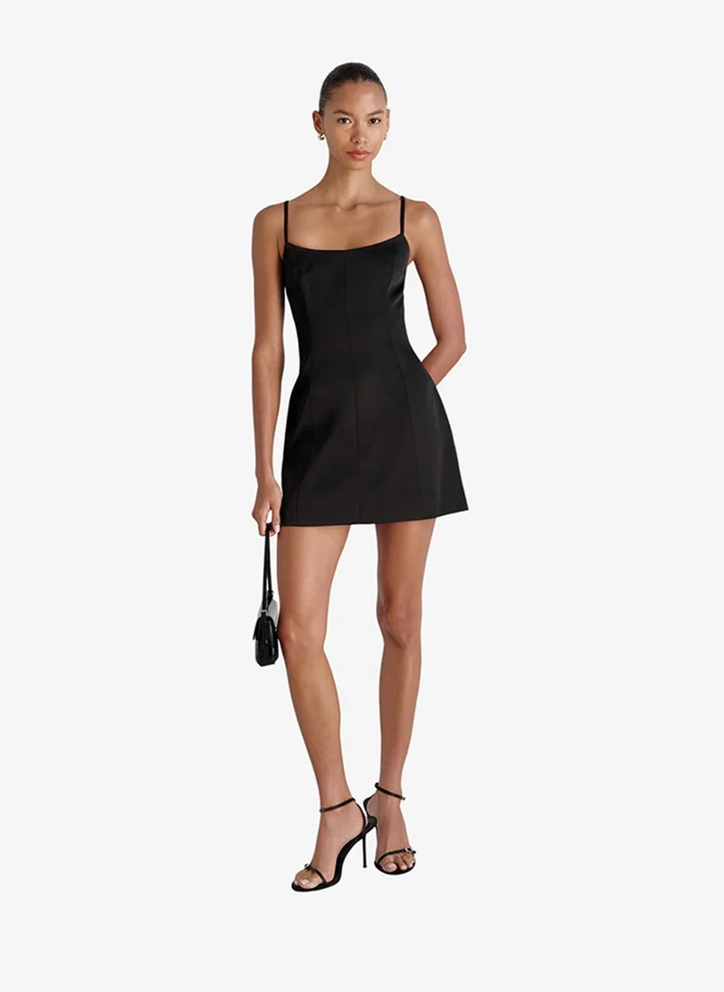 French Connection  Women's Black York Satin Mini Dress for Women | Best Price UAE