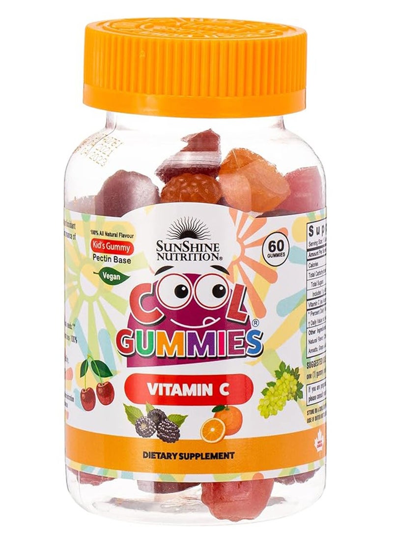 SUNSHINE NUTRITION Cool Gummies Vitamin C Gummies 60'S