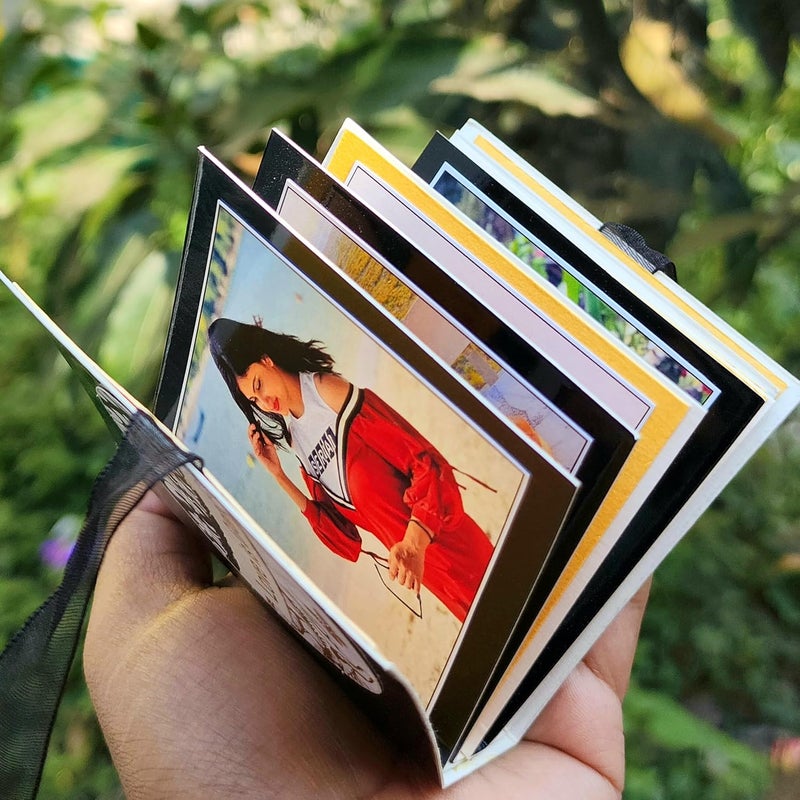 CRAFTED WITH PASSION Crafted With Passion Mini Scrapbook With Photo Customization Customized Gifts For Special One Personalised Photo Album Multicolor 14 pages