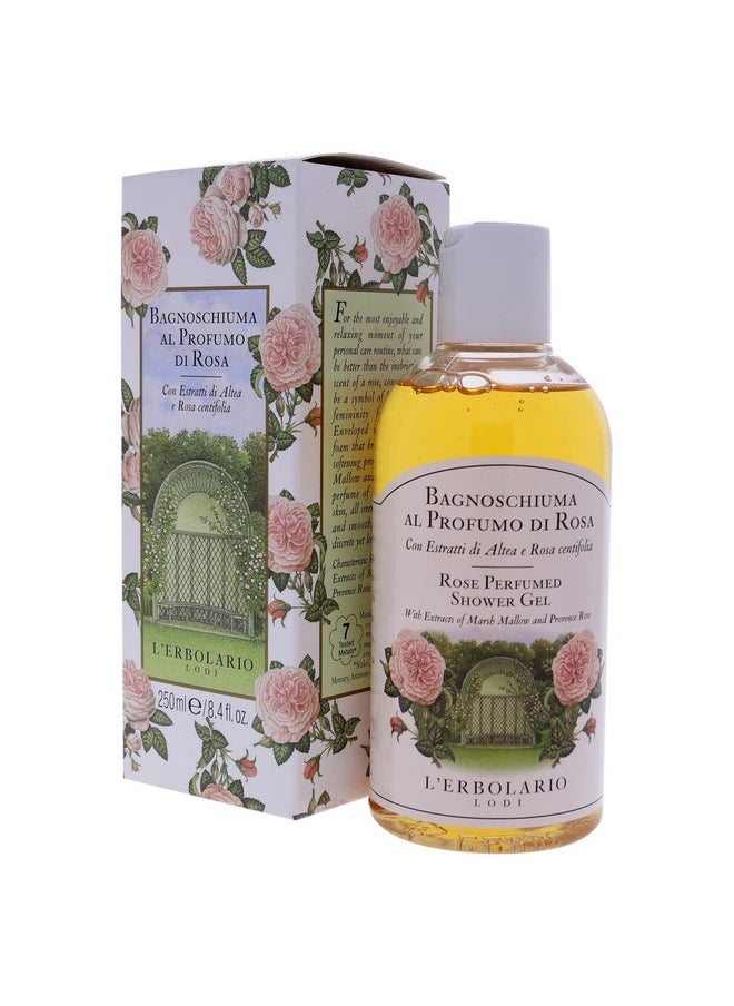 ليربولاريو جل الاستحمام المعطر من روزا يغذي ويرطب ويحمي البشرة، حمام منعش ورغوة استحمام توفر خصائص تنظيف وتنعيم وتنعيم فعالة بلطف، 8.4 أونصة  - Image 4