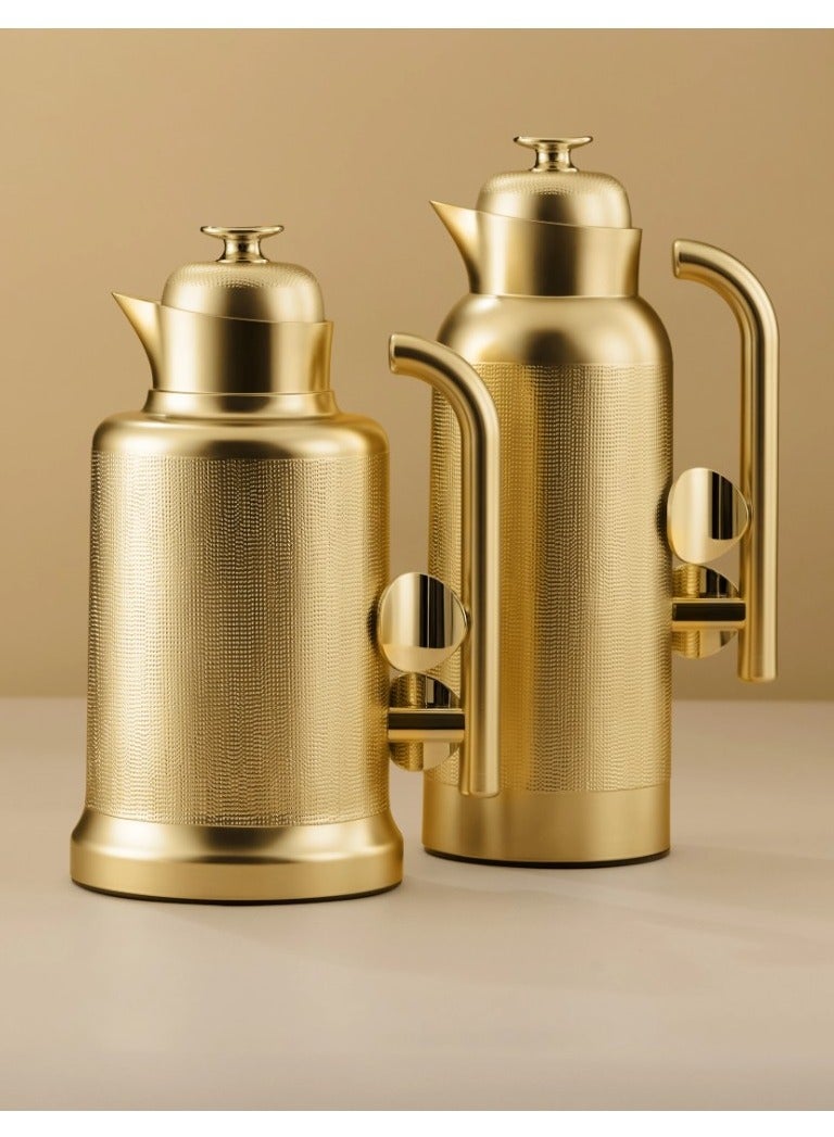 السيف  طقم ترامس ساندرا من السيف للشاي والقهوة بتصميم أنيق 1 لتر / 0.7 لتر