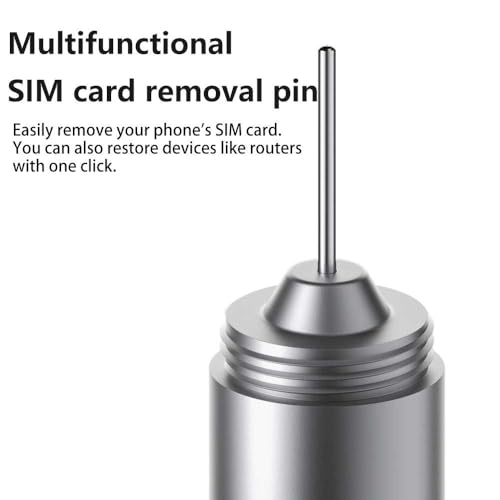 GadgetBite Premium SIM Card Ejector Pin with Mobile Cleaning Kit for Smartphones, Android, iPhone, AirPods, Tablets, Durable Metal, Compact, Travel-Friendly Tech Accessory - Silver - Image 3