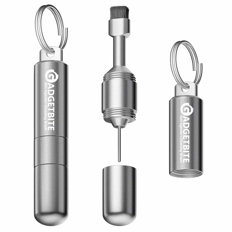 GadgetBite Premium SIM Card Ejector Pin with Mobile Cleaning Kit for Smartphones, Android, iPhone, AirPods, Tablets, Durable Metal, Compact, Travel-Friendly Tech Accessory - Silver - Image 5
