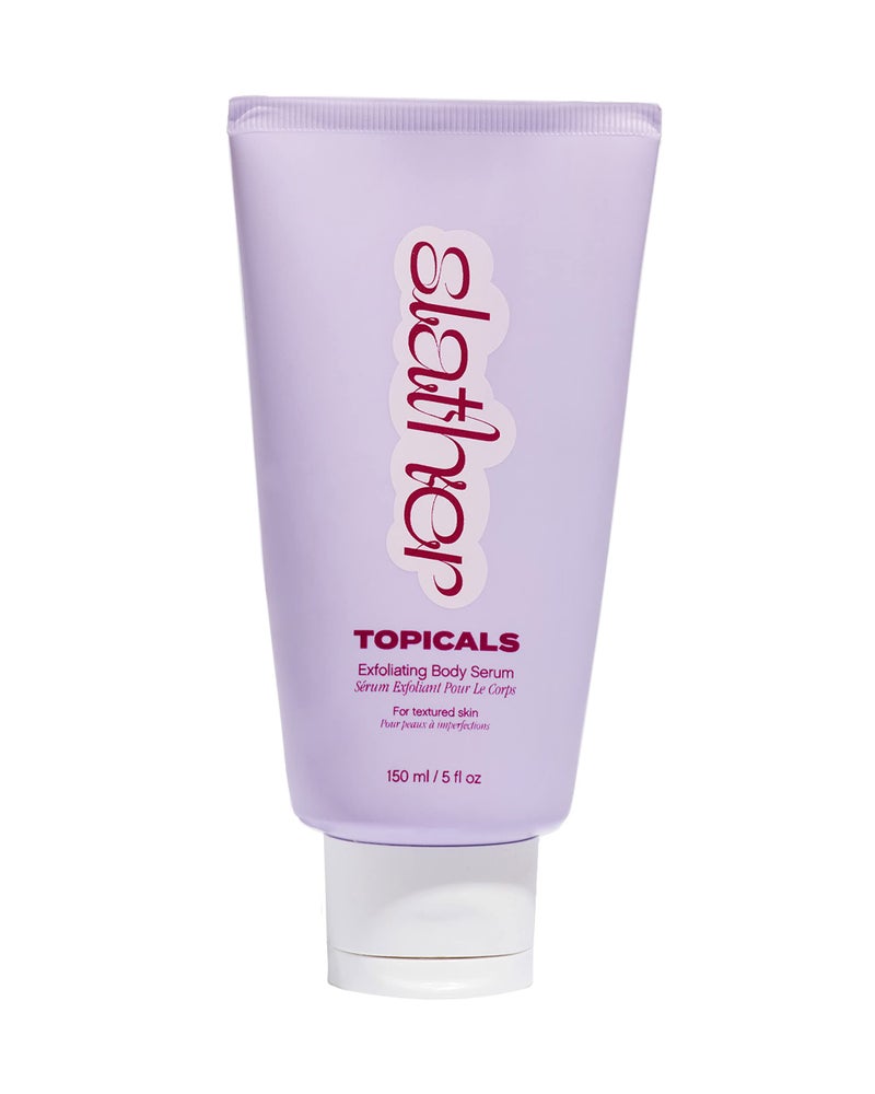 TOPICALS Topicals Slather Exfoliating Body Serum - With Retinol, Squalane, Urea and AHAs for Bumpy, Rough or Textured Skin - AHA Exfoliating Serum for Body (5 Fl Oz)