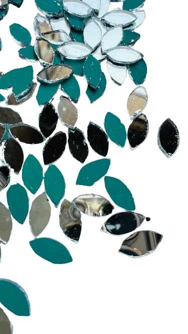 MIRROR GLASS WORLDWIDE Eye Shape Mirror for Lipaan Art 10mm  - Image 1