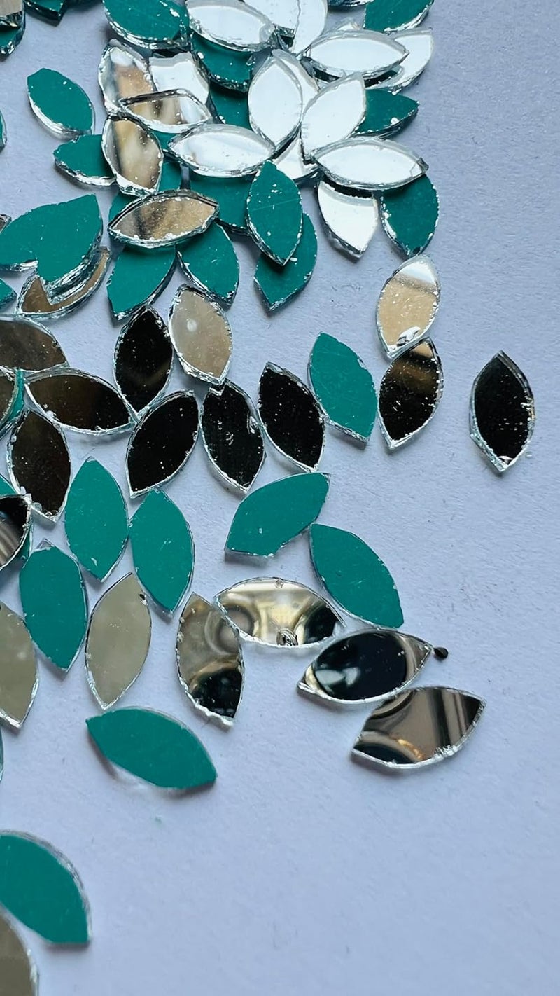 MIRROR GLASS WORLDWIDE Eye Shape Mirror for Lipaan Art 10mm  - Image 3