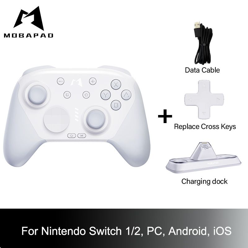 موباباد ملحقات ألعاب MOBAPAD CHITU 2 with Charging Dock Pro 2 - أبيض - Image 1