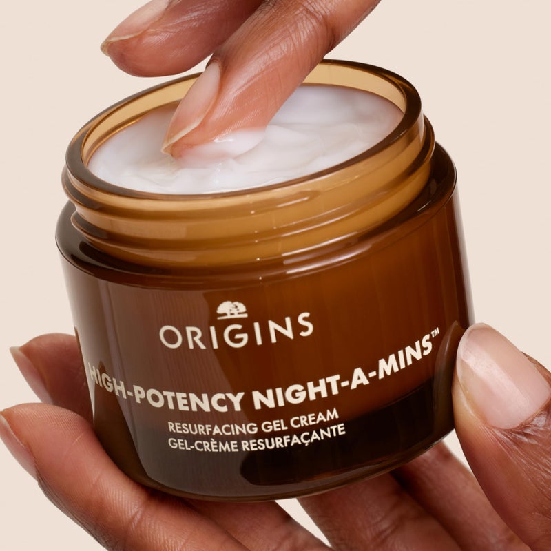 Origins High-Potency Night-A-Mins Resurfacing Gel Face Moisturizer with Fruit-Derived AHAs and Jojoba | Night Cream, 1.7 Fl Oz - Image 3