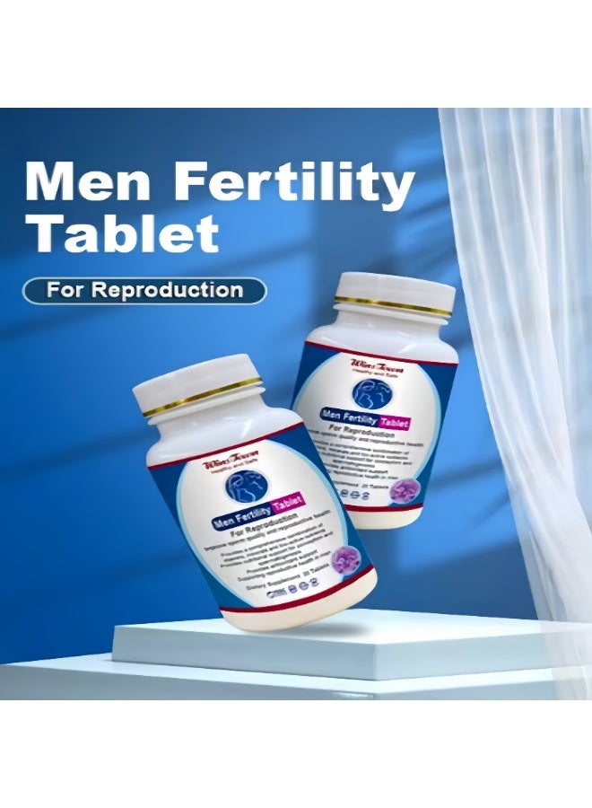 Wins Town WinsTown Men Fertility Tablets (60 Count) - Support Male Reproductive Health & Sperm Quality - Image 3