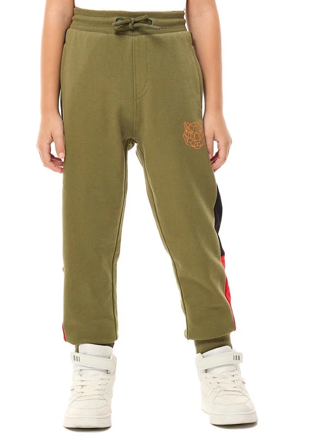 victor and jane Victor And Jane Boys Olive Full Zip Hoodie and Joggers Set