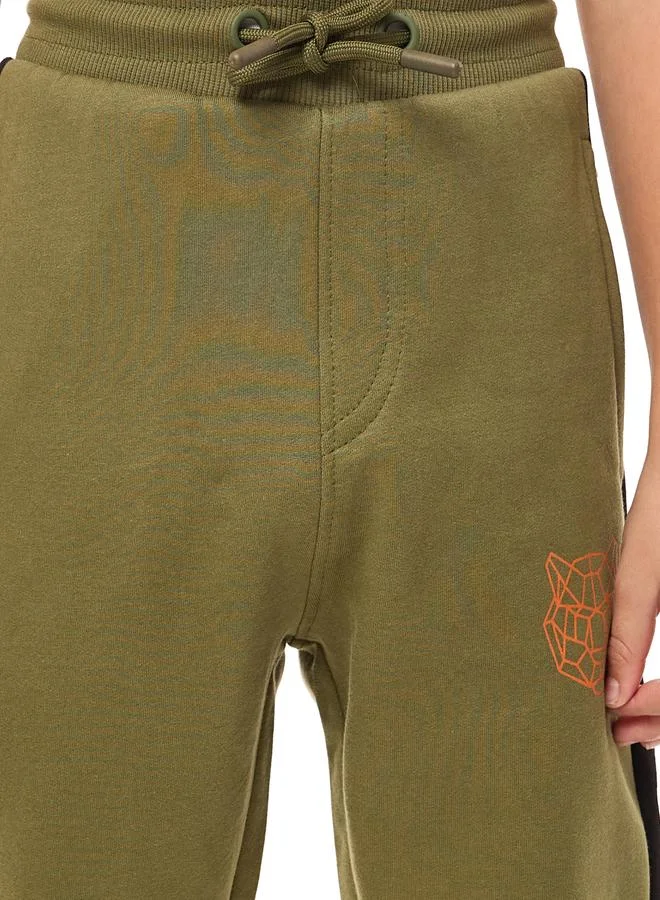 victor and jane Victor And Jane Boys Olive Full Zip Hoodie and Joggers Set