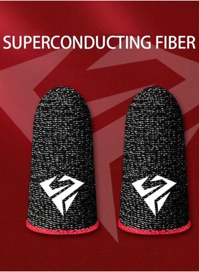 Generic - Gaming Fingertips, Mobile Game Controller Fingertip Set Sweatproof and Breathable Full Touch Screen Sensitive Aiming for PUBG Knives Out and Rules of Survival (5 Pairs) - Image 1